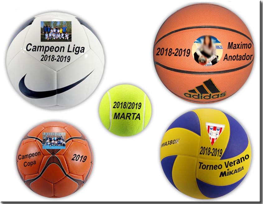 Balón personalizado para celebraciones de títulos
